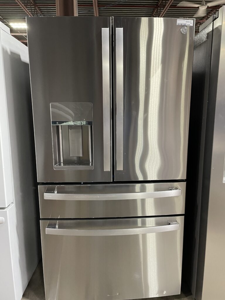 GE 22.4 Cu. Ft. 4-Door Refrigerator: Spacious, Stylish, and Built for Everyday Family Convenience
